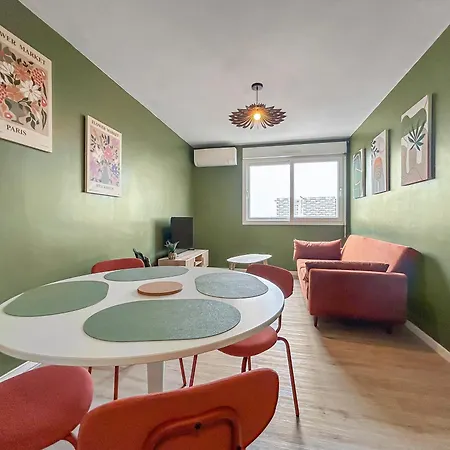 Cosy T3 Plein Centre, Clim & Balcon Daire