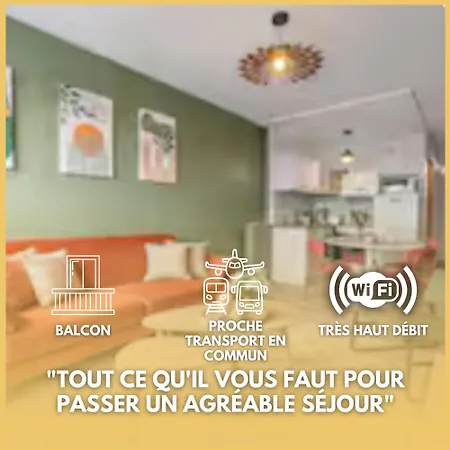 Daire Cosy T3 Plein Centre, Clim & Balcon Toulouse