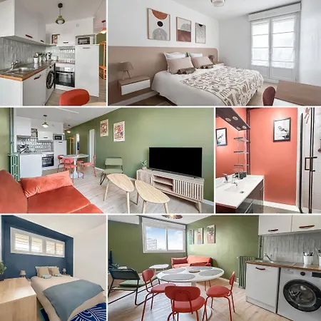 Cosy T3 Plein Centre, Clim & Balcon Daire