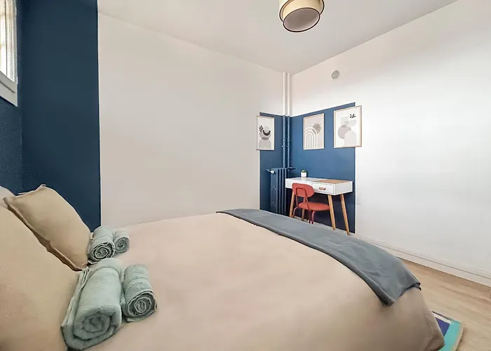 Cosy T3 Plein Centre, Clim & Balcon Apartman